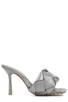 Bottega Veneta Intrecciato Metallic Leather Mules