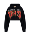 Gucci Slogan-print Cropped Hoodie