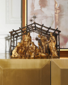 Michael Aram Goldtone Nativity Scene