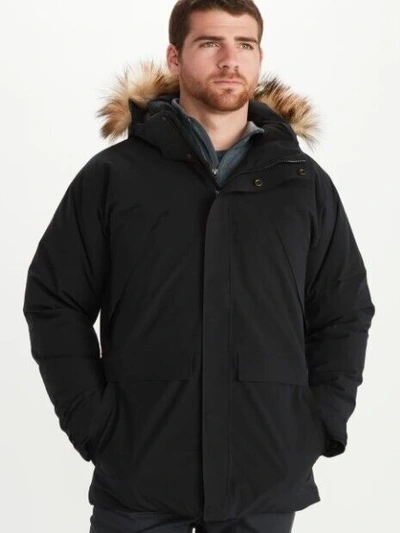 Pre-owned Marmot Mens Yukon Ii Parka Waterproof Down Jacket 11290 Black Sizes M-xl