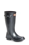 Hunter Kids' Original Nebula Waterproof Rain Boot In Black