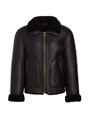 Rag & Bone Stanley Shearling Jacket In Black