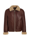 Rag & Bone Stanley Shearling Jacket In Brown