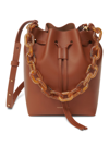 Mansur Gavriel Women's Twist Leather Bucket Bag In Camel