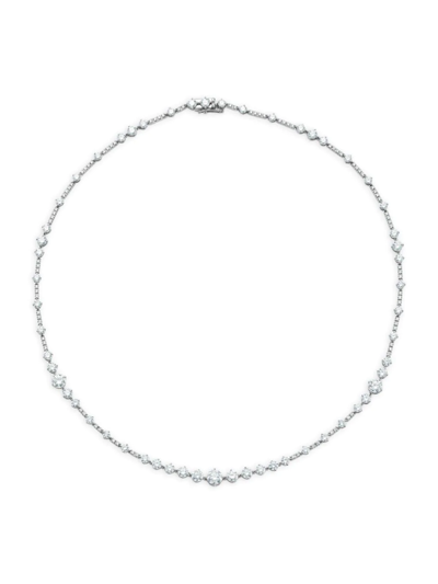 De Beers Jewellers Women's Arpeggia 18k White Gold & Diamond Necklace
