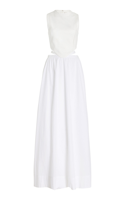 Sir Esther Deconstructed Maxi Dress In White