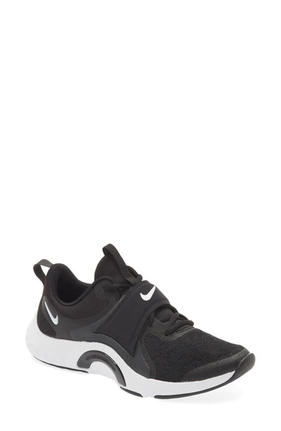 Nike Women's Renew In-season Tr 12 Training Sneakers From Finish Line In Black/ White-dk Smoke Grey