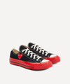 Comme Des Garçons Play X Converse 70s Canvas Low-top Red Sole Trainers In Black