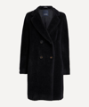 Max Mara Roseto Coat In Black