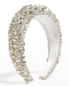 Jennifer Behr Medici Beaded Headband In Crystal