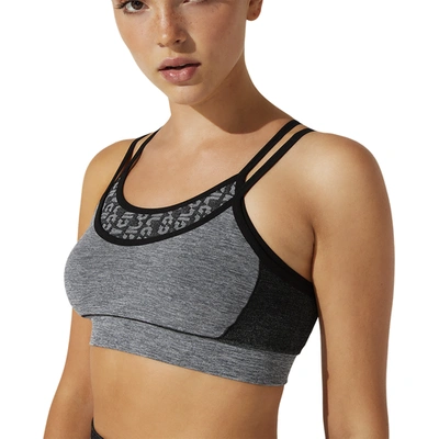 Asics Womens ® Cropped Low Support Bra In Performance Black