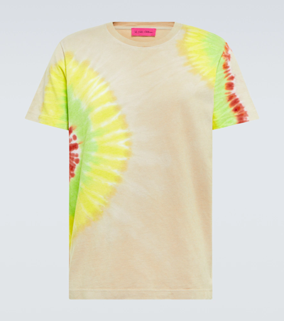 The Elder Statesman Tie-dye Cotton And Cashmere T-shirt In Neutrals