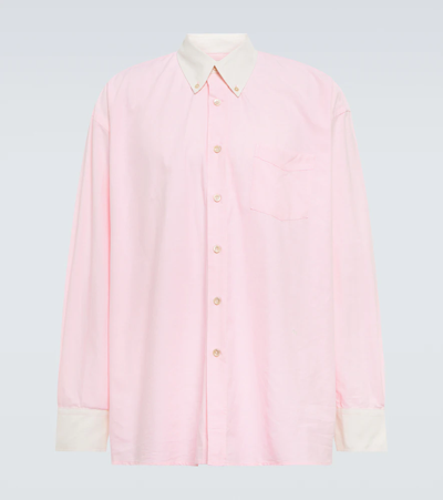 Our Legacy Cotton Shirt In Brat Pink Oxford