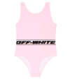 OFF-WHITE LOGO连体泳衣