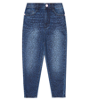 Marc Jacobs Leopard-print Jeans In Denim Blue