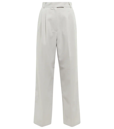 The Frankie Shop Bea High-rise Straight Pants In Grey