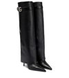 DOLCE & GABBANA DG LEATHER KNEE-HIGH BOOTS