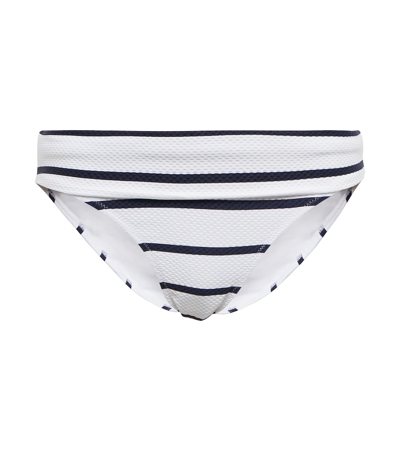 Heidi Klein Long Island Striped Bikini Bottoms In Nautical