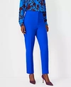 Ann Taylor The Petite High Waist Slim Pant - Curvy Fit In Power Blue