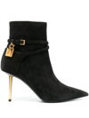 TOM FORD 85MM SUEDE ANKLE BOOTS