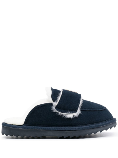Tommy Hilfiger Monogram Loafer Slippers In Blau