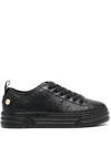 Liu •jo Solid Color Low-top Sneakers In Schwarz