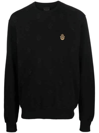 Billionaire Embroidered-logo Sweatshirt In Schwarz