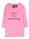 DSQUARED2 EMBROIDERED-LOGO COTTON T-SHIRT