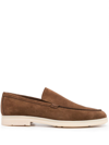 CHURCH'S SUEDE SLIP-ON LOAFERS