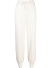 MADELEINE THOMPSON LILY CABLE-KNIT CASHMERE TROUSERS