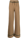 MADELEINE THOMPSON VERONICA RIBBED-KNIT TROUSERS