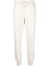 WOOLRICH LOGO-EMBROIDERED COTTON TRACK PANTS