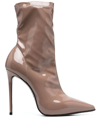 Le Silla Eva 120mm Ankle Boots In Nude