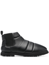 Nanushka Padded Slip-on Ankle Boots In Schwarz