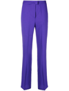The Andamane Straight-leg Tailored Trousers In Violett