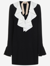 N°21 Mini Dress Rouge Neck Detail In Black
