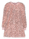 Miss Blumarine Sequin-design Shift-dress In Pink