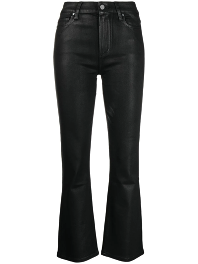 PAIGE CLAUDINE COATED FLARED JEANS