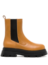 Ash Chunky-sole Chelsea Boots In Brown