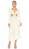 Cult Gaia Jana Cut-out Detail Dress In White