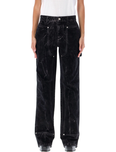 BELVET Washed Black Denim Set up / Pants（Washed Black Denim