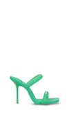 Alexander Wang Julie Padded Nylon Heeled Sandals In 310 Island Green