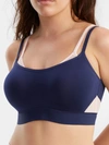 Natori Gravity High Impact Underwire Sports Bra In Navy,antique