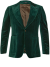 LARDINI GREEN VELVET JACKET