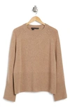 360cashmere Krystal Crewneck Raglan Cashmere Sweater In Vicuna