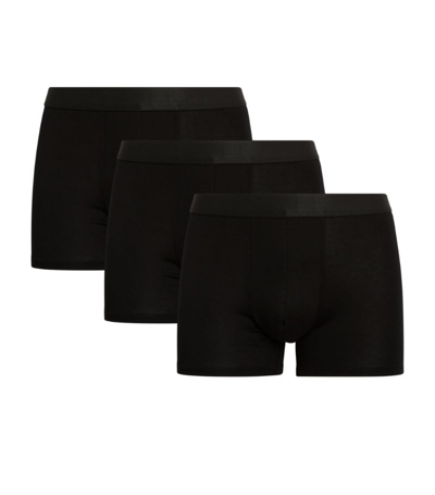 Cdlp Logo Tape Boxer Briefs (pack Of 3) In Black