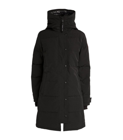 Canada Goose Shelburne Hooded Arctic-tech Parka In Black