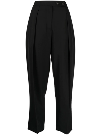 3.1 Phillip Lim / フィリップ リム High-waisted Tapered Trousers In Schwarz