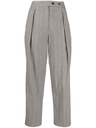 3.1 Phillip Lim / フィリップ リム Tapered High-waisted Trousers In Grey