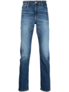 CALVIN KLEIN JEANS EST.1978 STONEWASHED STRAIGHT-LEG JEANS